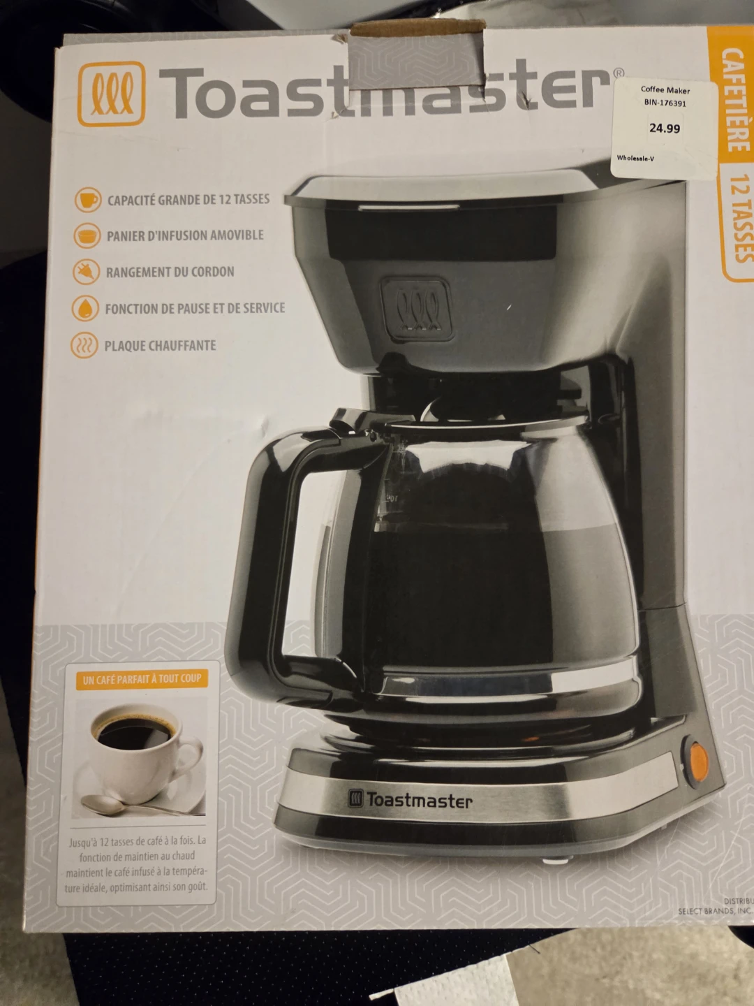 New in Box 12-Cup Coffee Maker