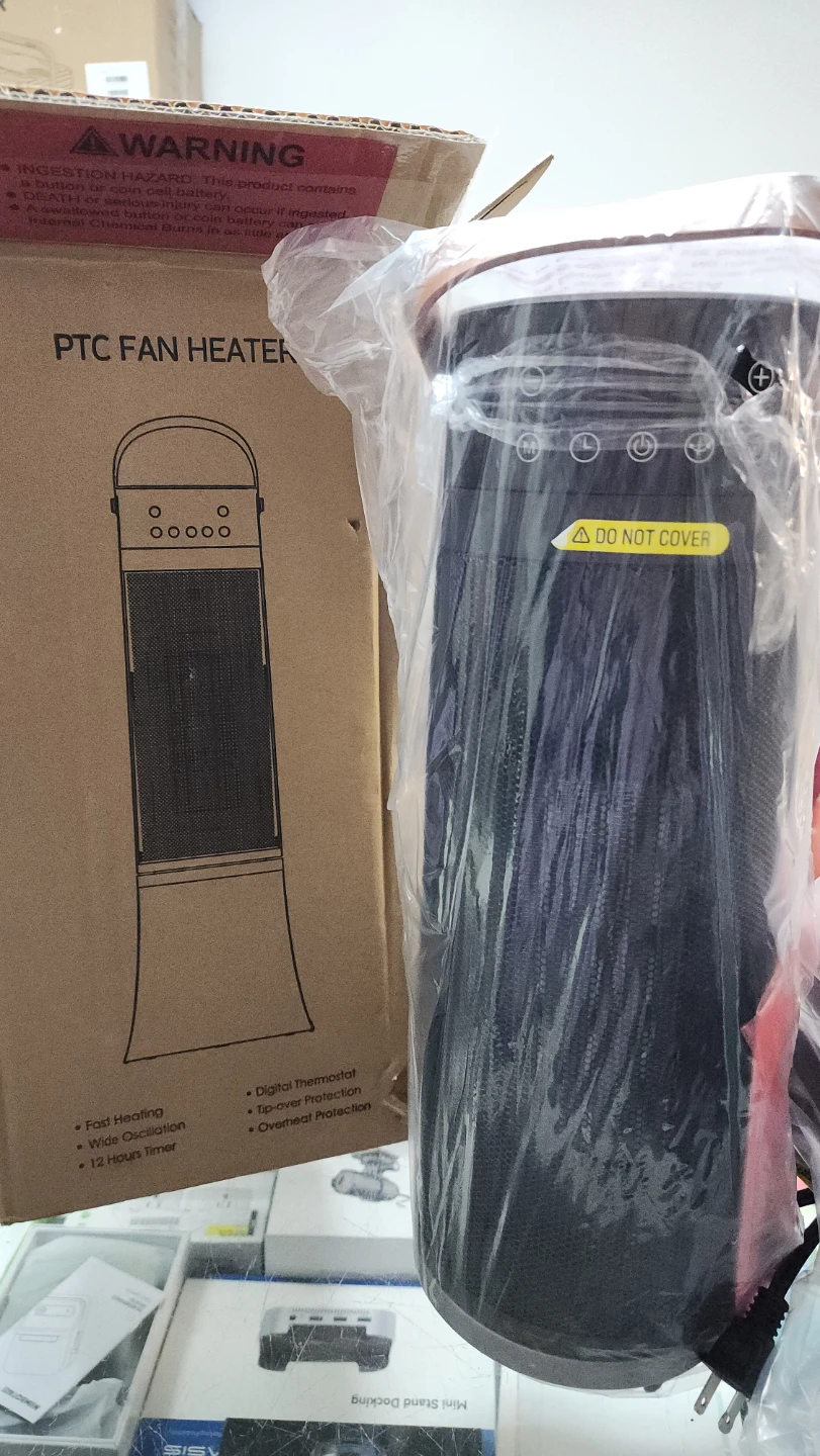 New PTC Tower Fan Heater