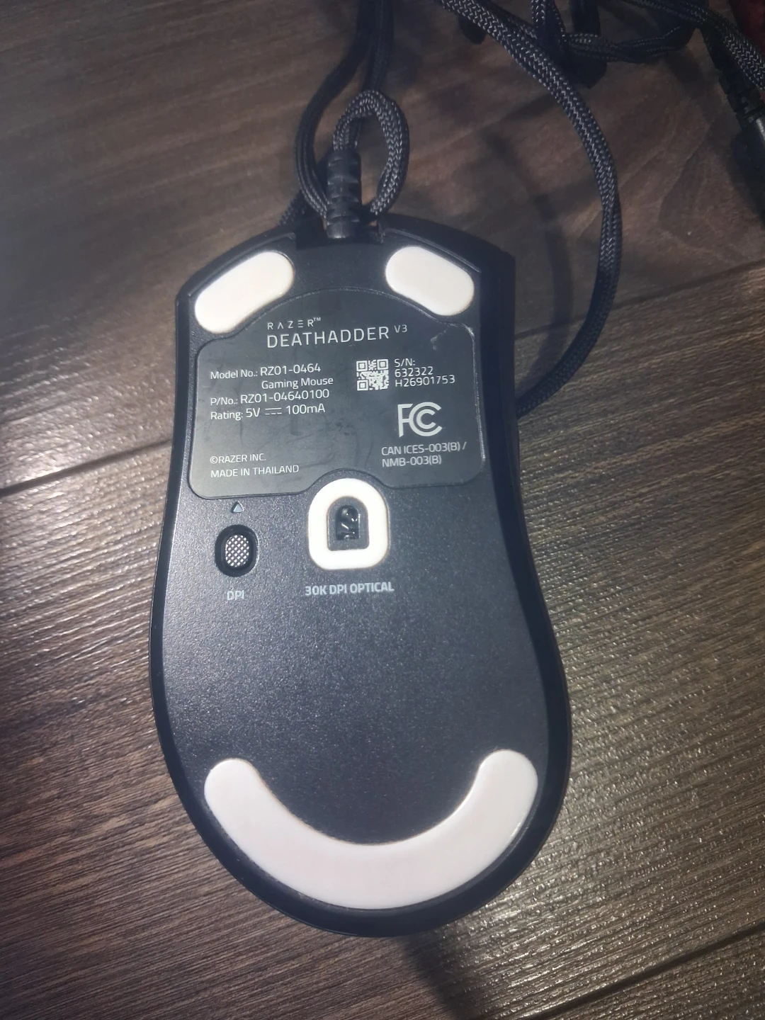 Razer DeathAdder V3 Wired Gaming Mouse