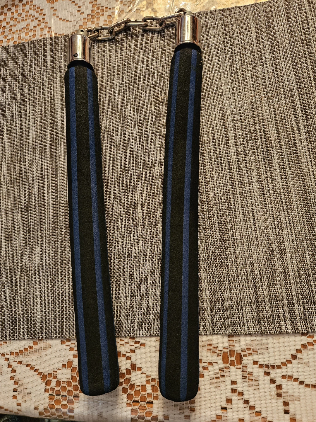 Foam Nunchucks - Black and Blue - photo 2