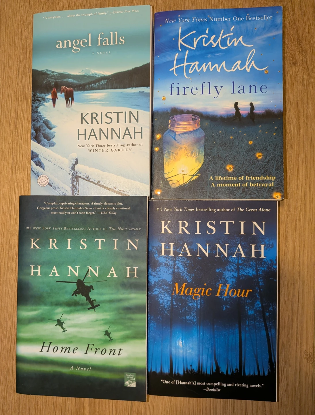 Set of 4 Kristin Hannah Novels