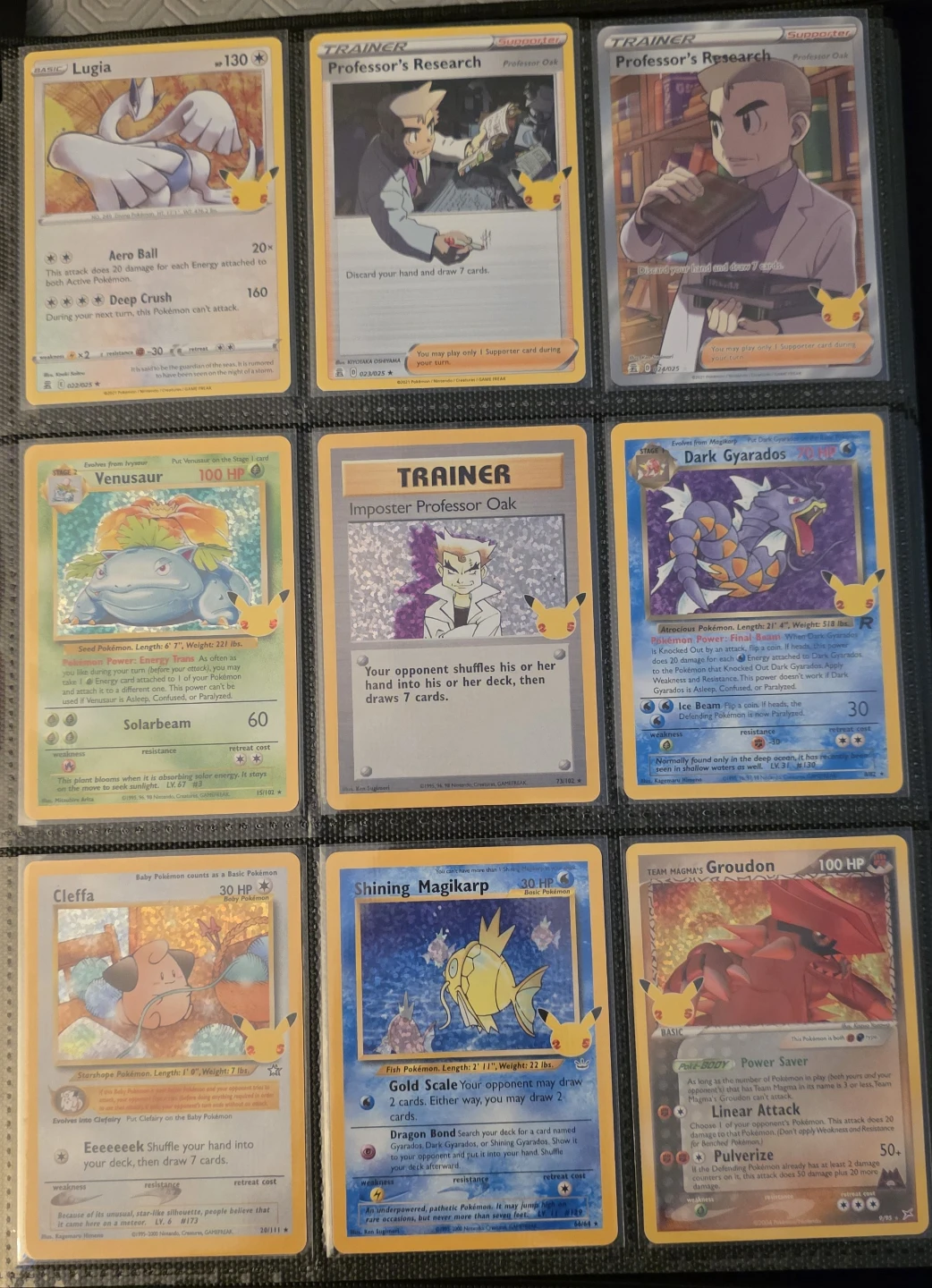 Pokemon 25th celebration master set - photo 4