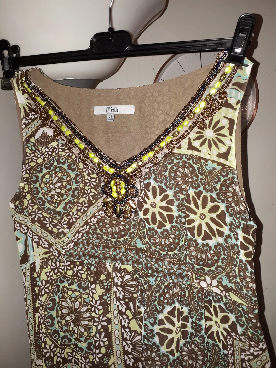 CU:SHOW Sleeveless Beaded Dress