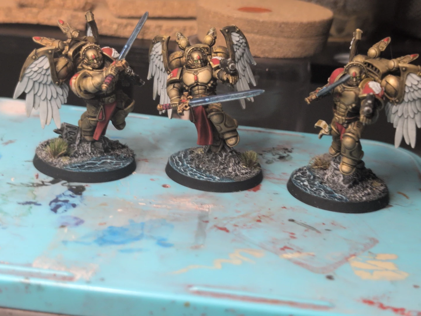 Warhammer 40k New Primaris Blood Angels Sanguinary Guard x3