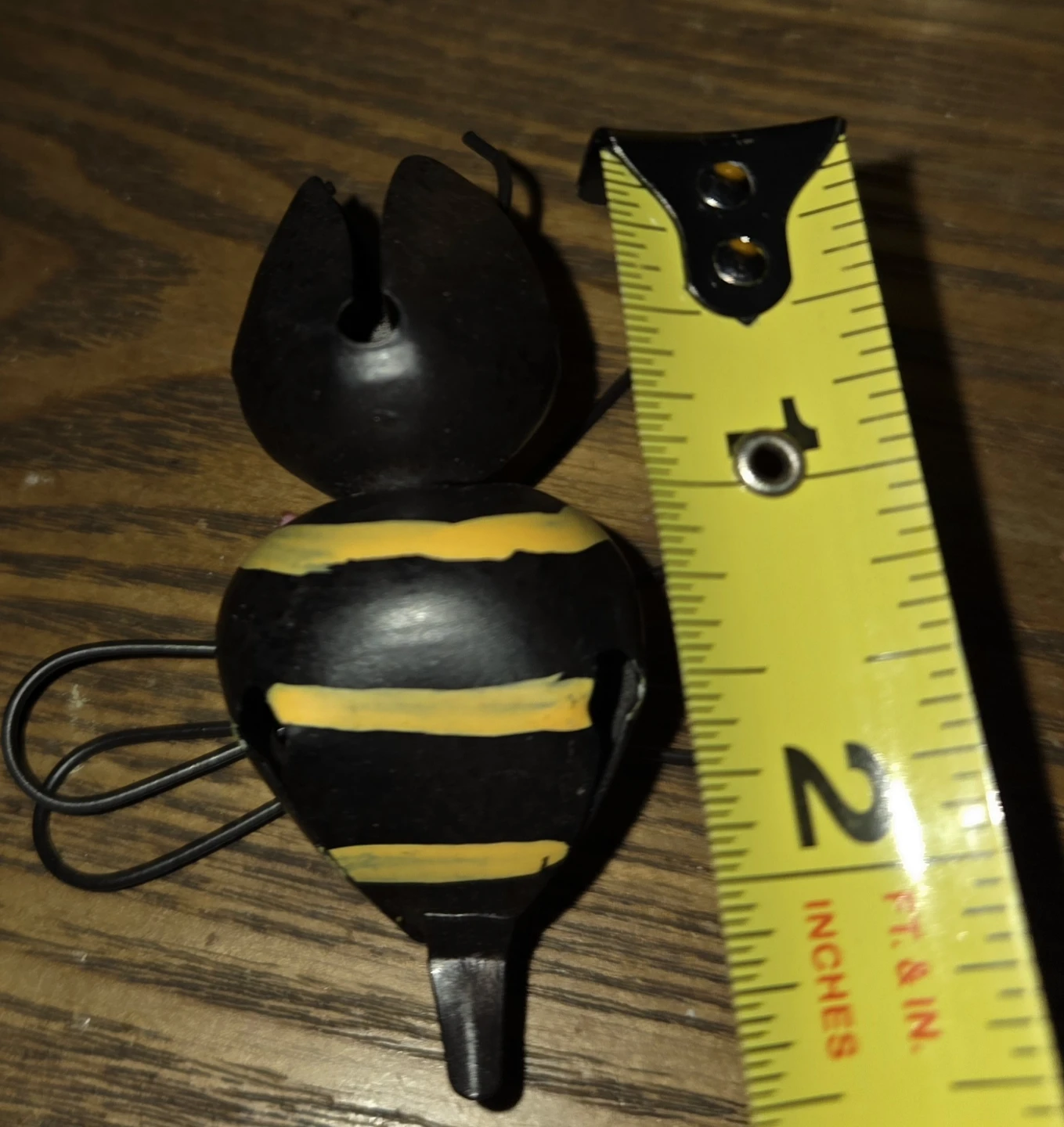 6 vintage metal insect ornaments with box/ packaging - photo 5