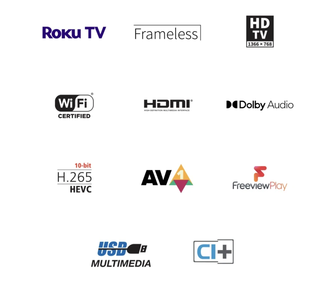 32" Sharp Roku Smart TV - photo 3