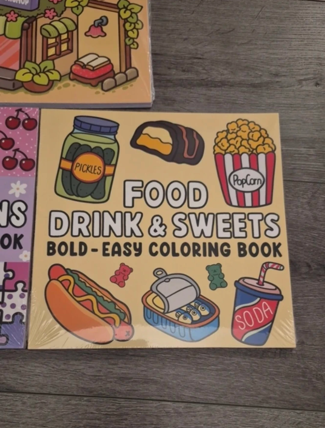 Food Drink & Sweets, Comfy Pattering, Hygge Place Coloring Book - photo 3