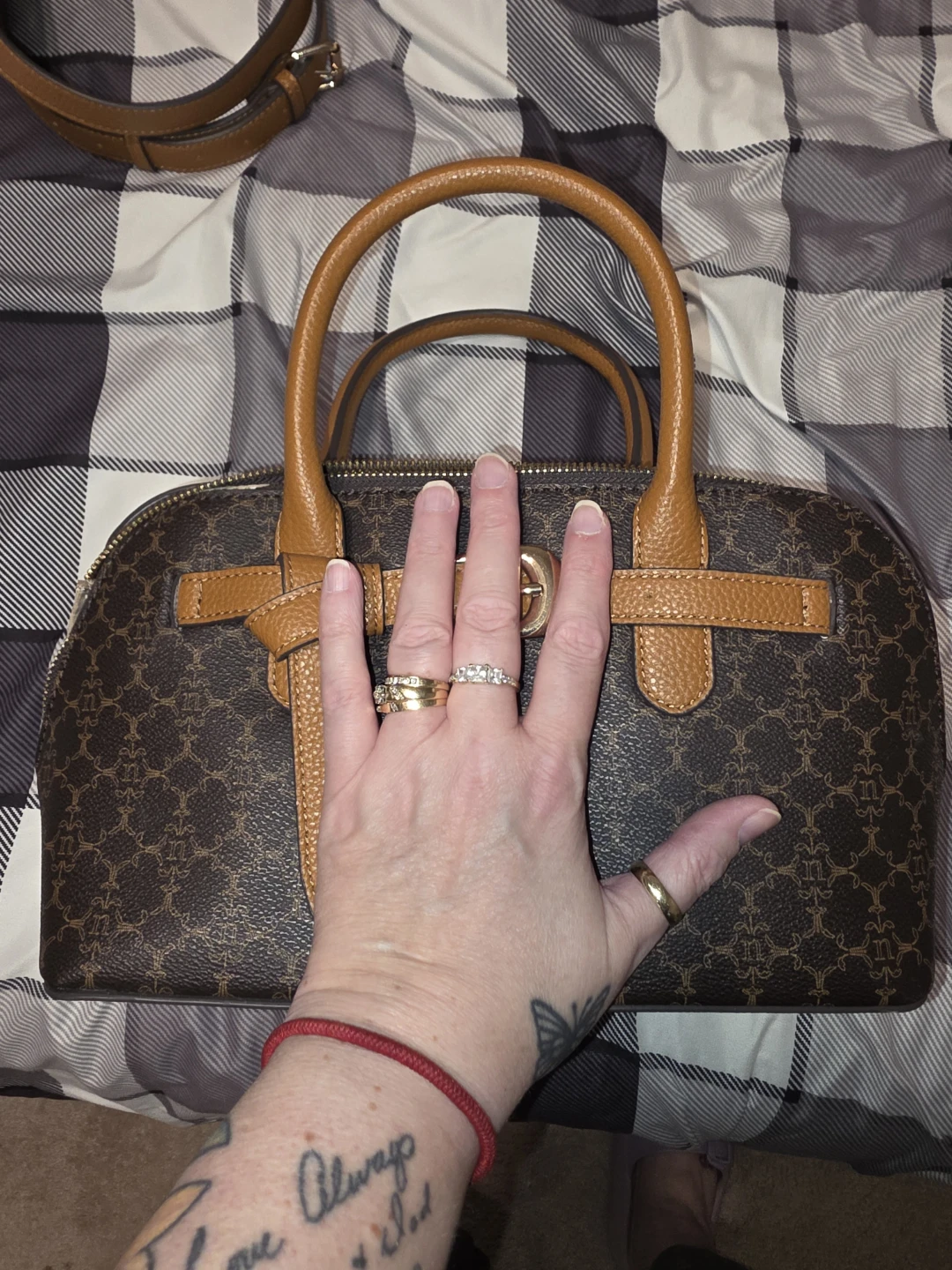 Nanette Lepore Monogram Satchel Crossbody Bag - photo 4