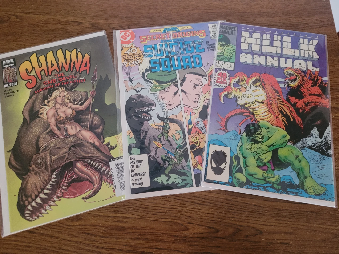 Set of 3 Vintage Marvel and DC Comic Books