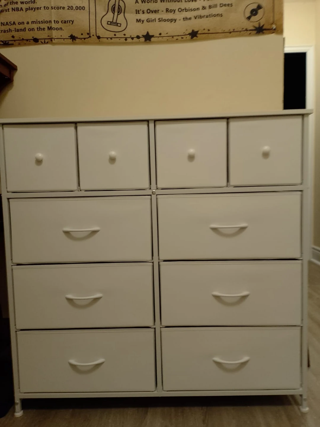 White 10-Drawer Storage Organizer