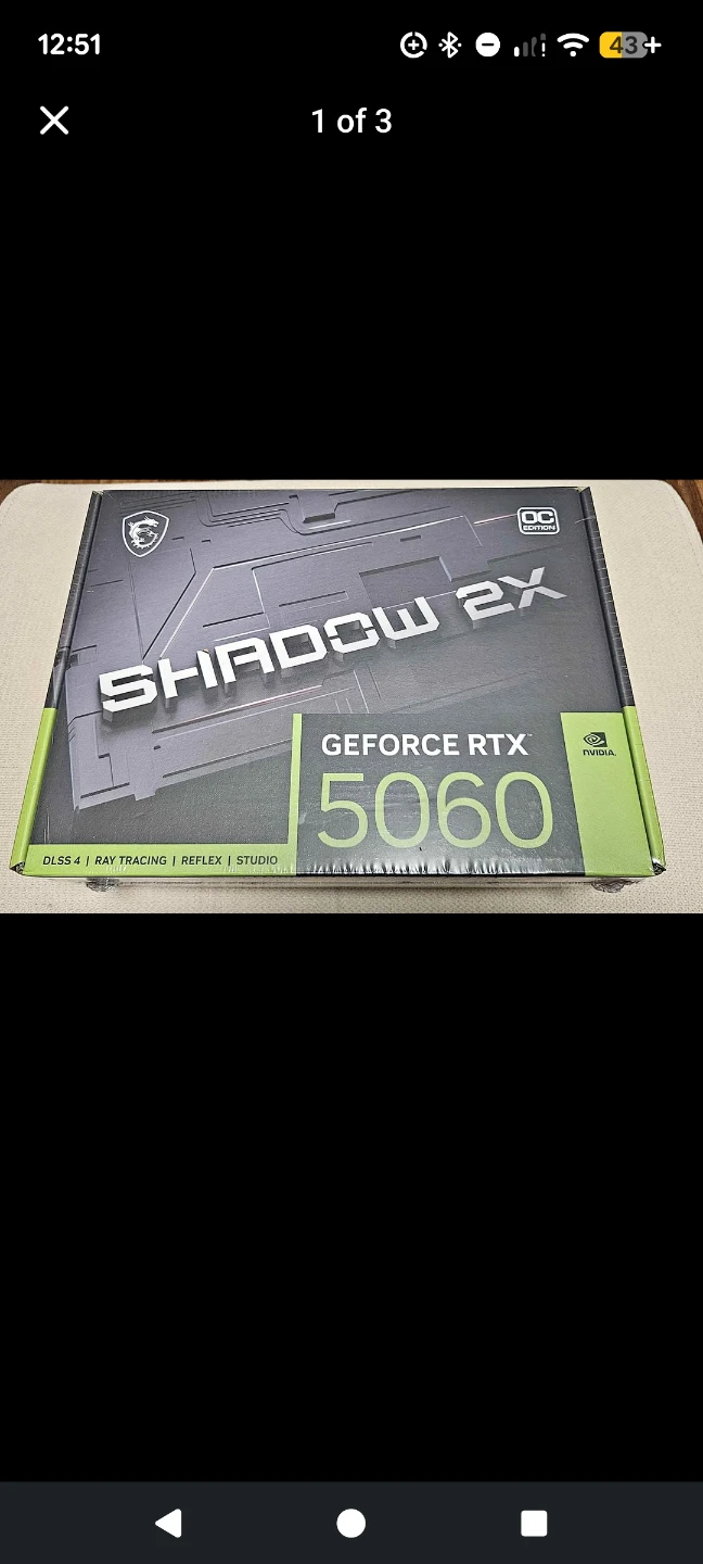 MSI GeForce RTX 5060 8G Shadow 2X OC Graphics Card - photo 4