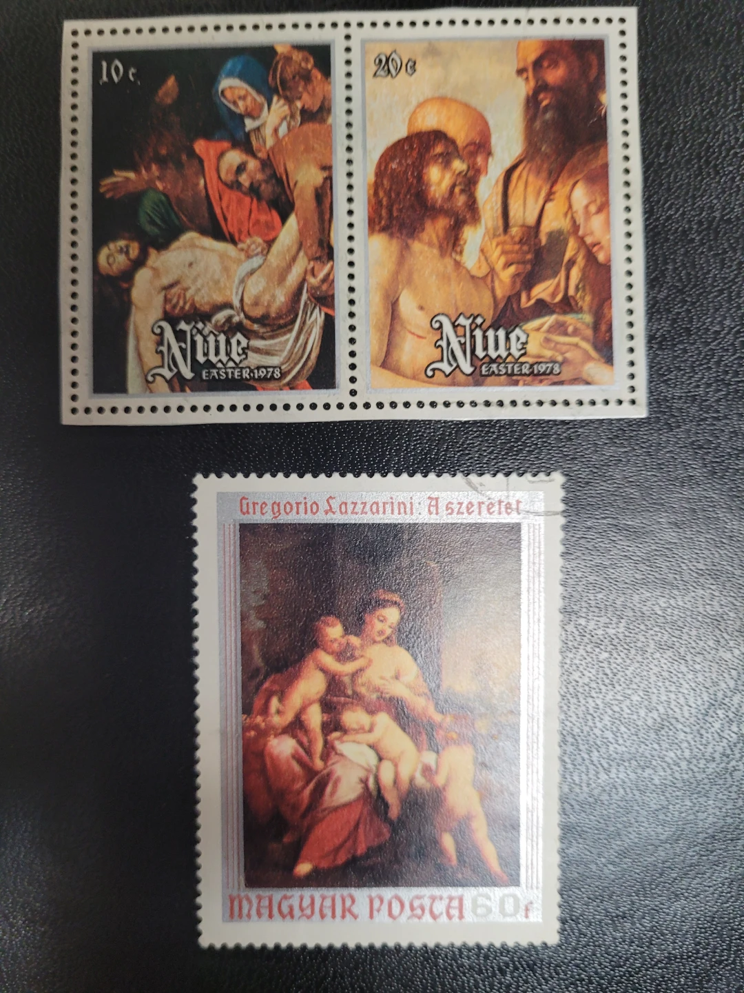 Set of 3 Vintage Collectible Stamps