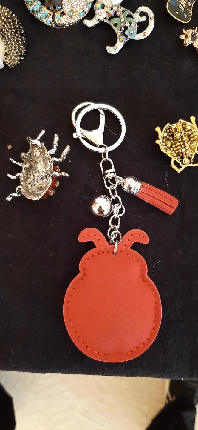 Cute Ladybug brooches. and keychain - photo 2