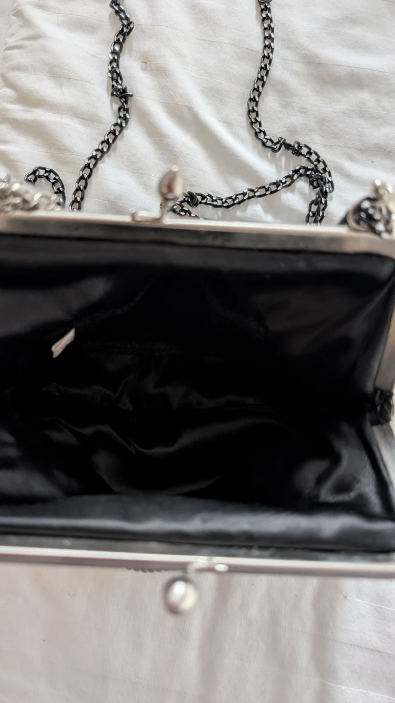 Vintage Black Studded Evening Bag - photo 2