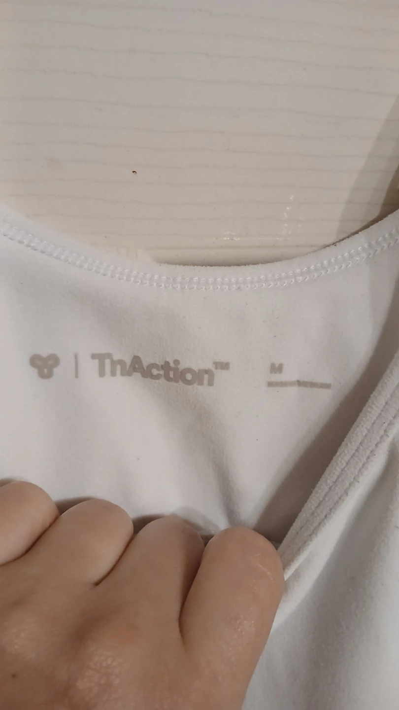 TNAction white mini sports bra top, size medium (M) - photo 4