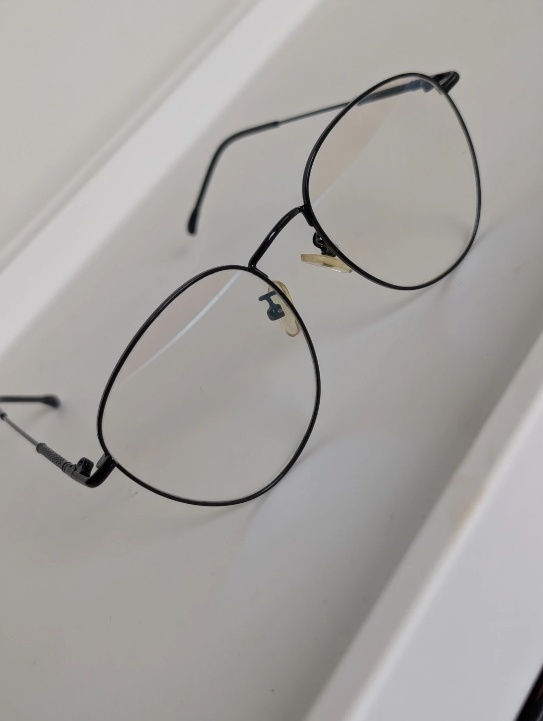Black Metal Frame Protective Screen Glasses