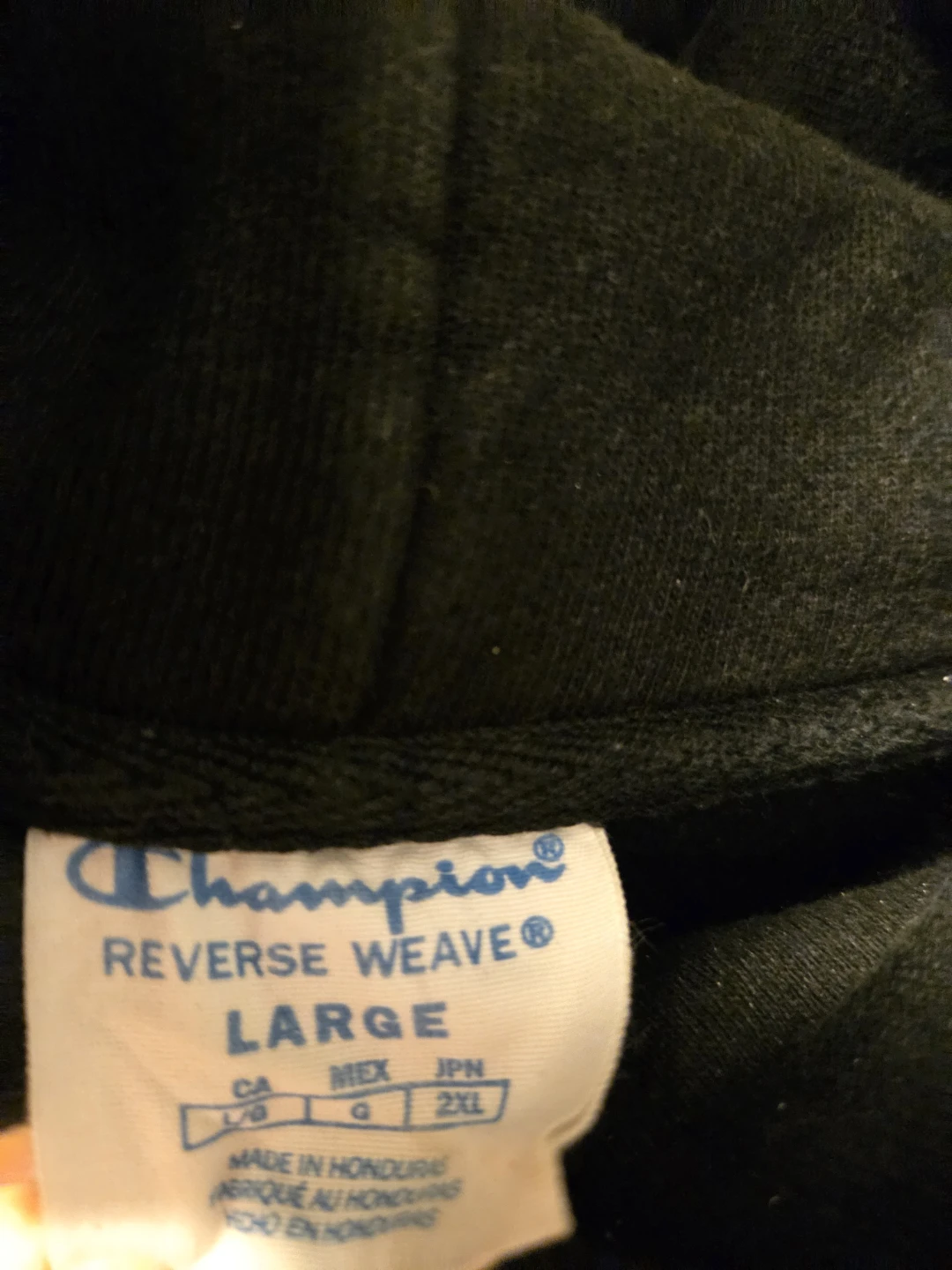 Champion Reverse Weave Hoodie Black - photo 2