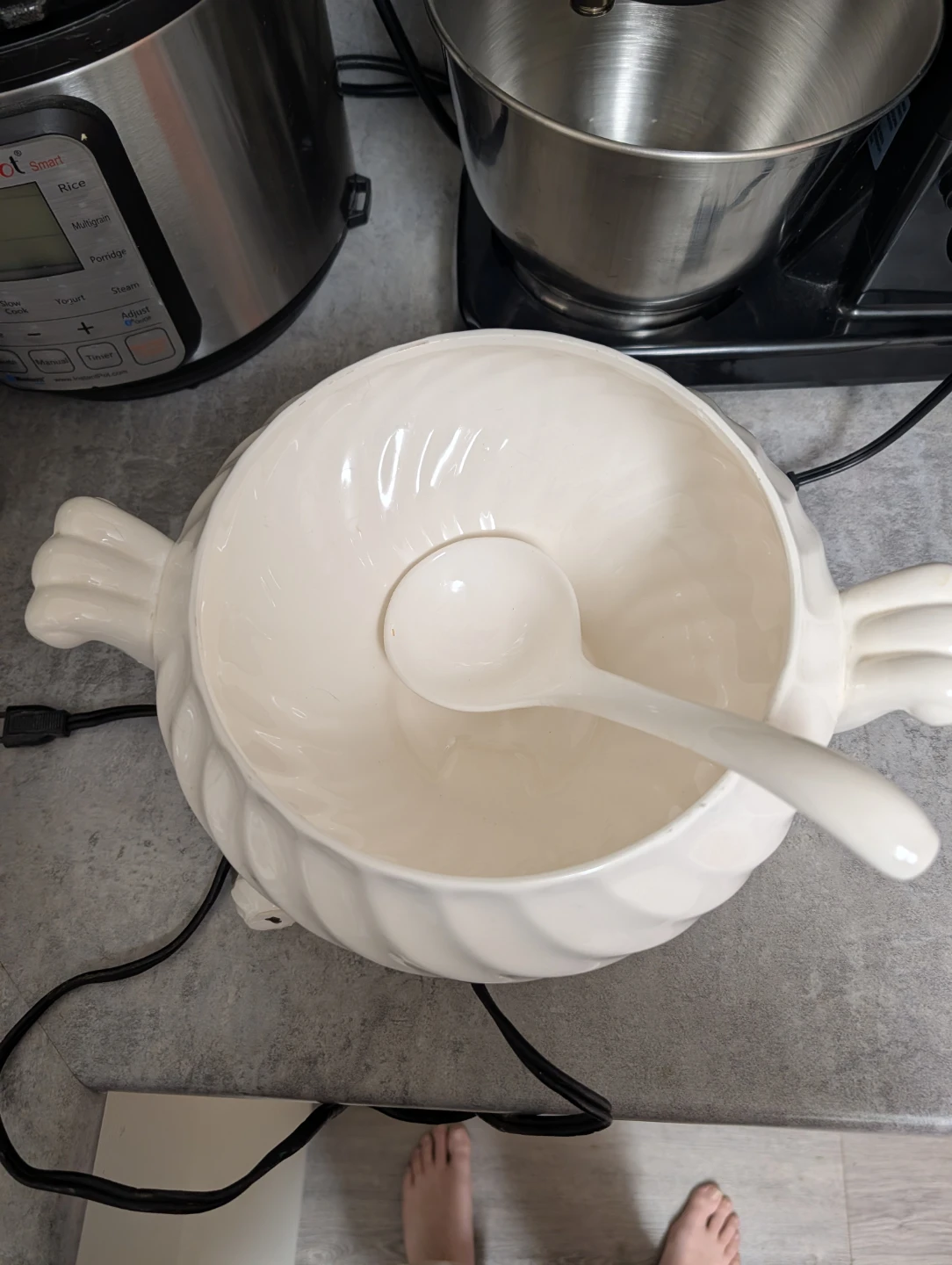 Vintage Ceramic Electric Soup Tureen - photo 2