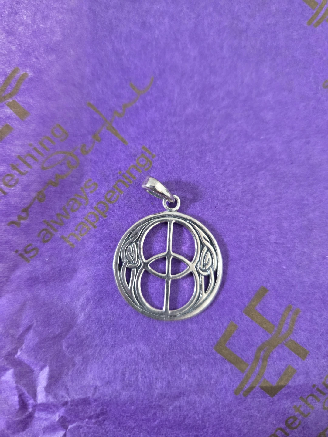 Challice Well-Sterling Silver Celtic Knot Pendant