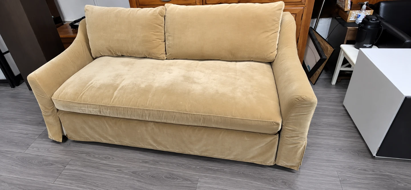 Beige Sofa Bed - photo 2