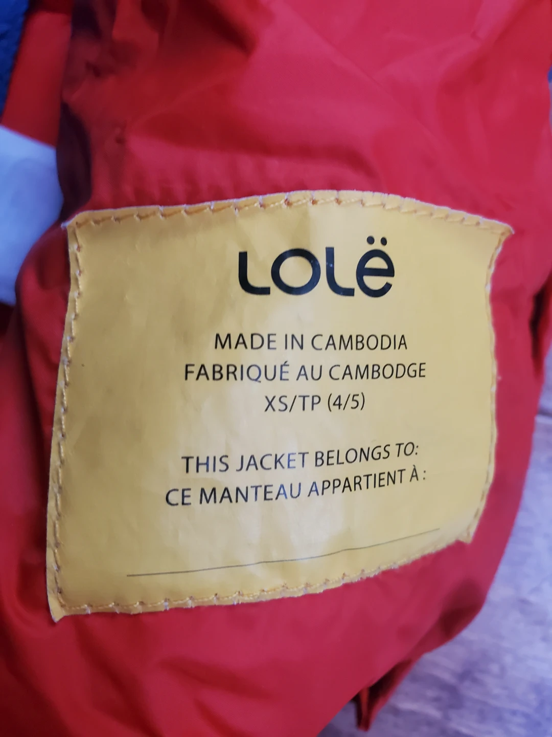 Lole Kids Puffer Jacket Blue Size XS (4/5) - photo 4