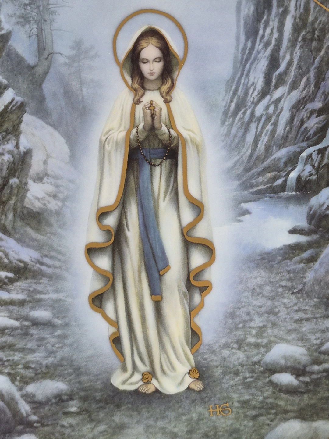 Our Lady of Lourdes Collector Plate - photo 3