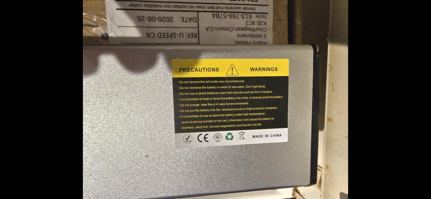 Cheterdoli 48V 17000mAh Lithium Ion Battery - photo 4