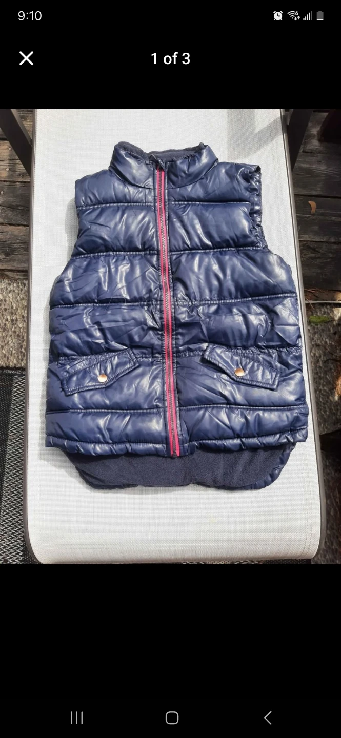 Navy Blue Puffer Vest