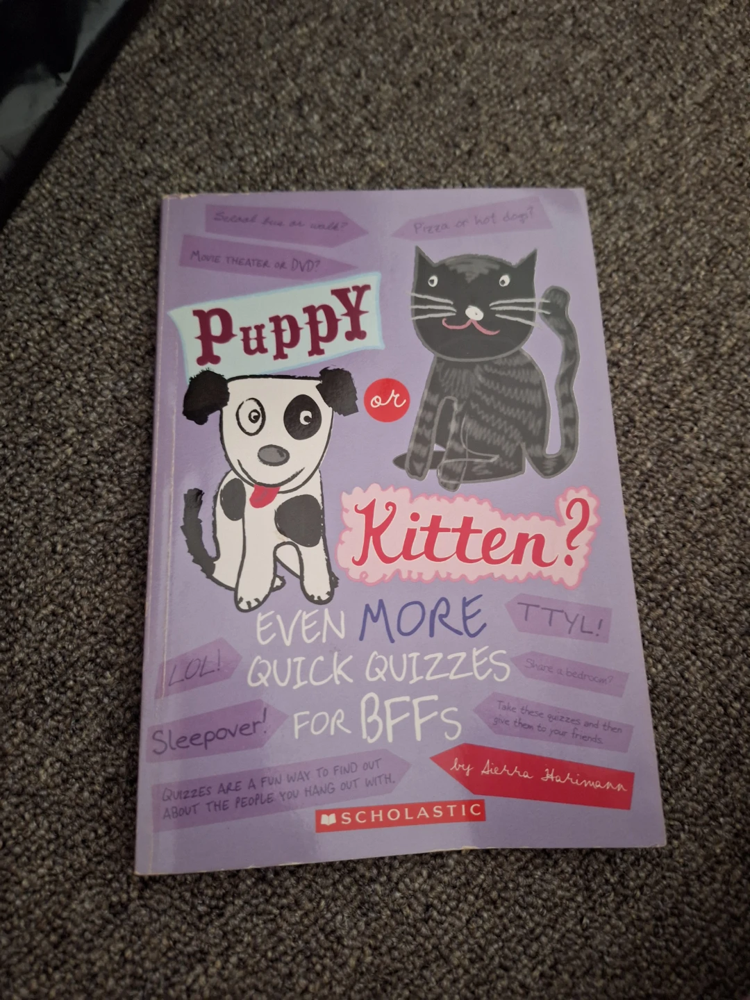 Puppy or Kitten? Quick Quizzes for BFFs Book