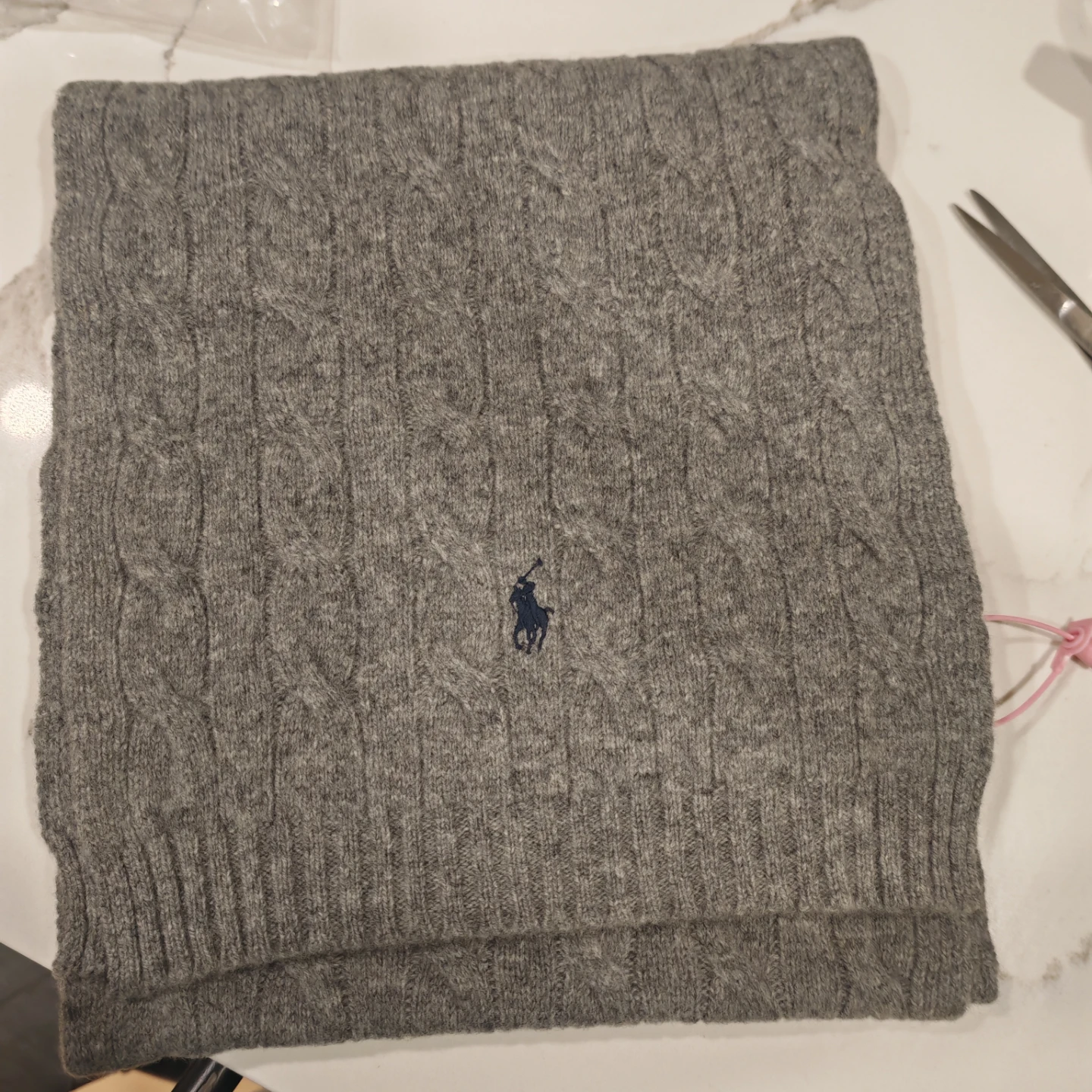 Polo Ralph Lauren wool  Cable-Knit Scarf - photo 3