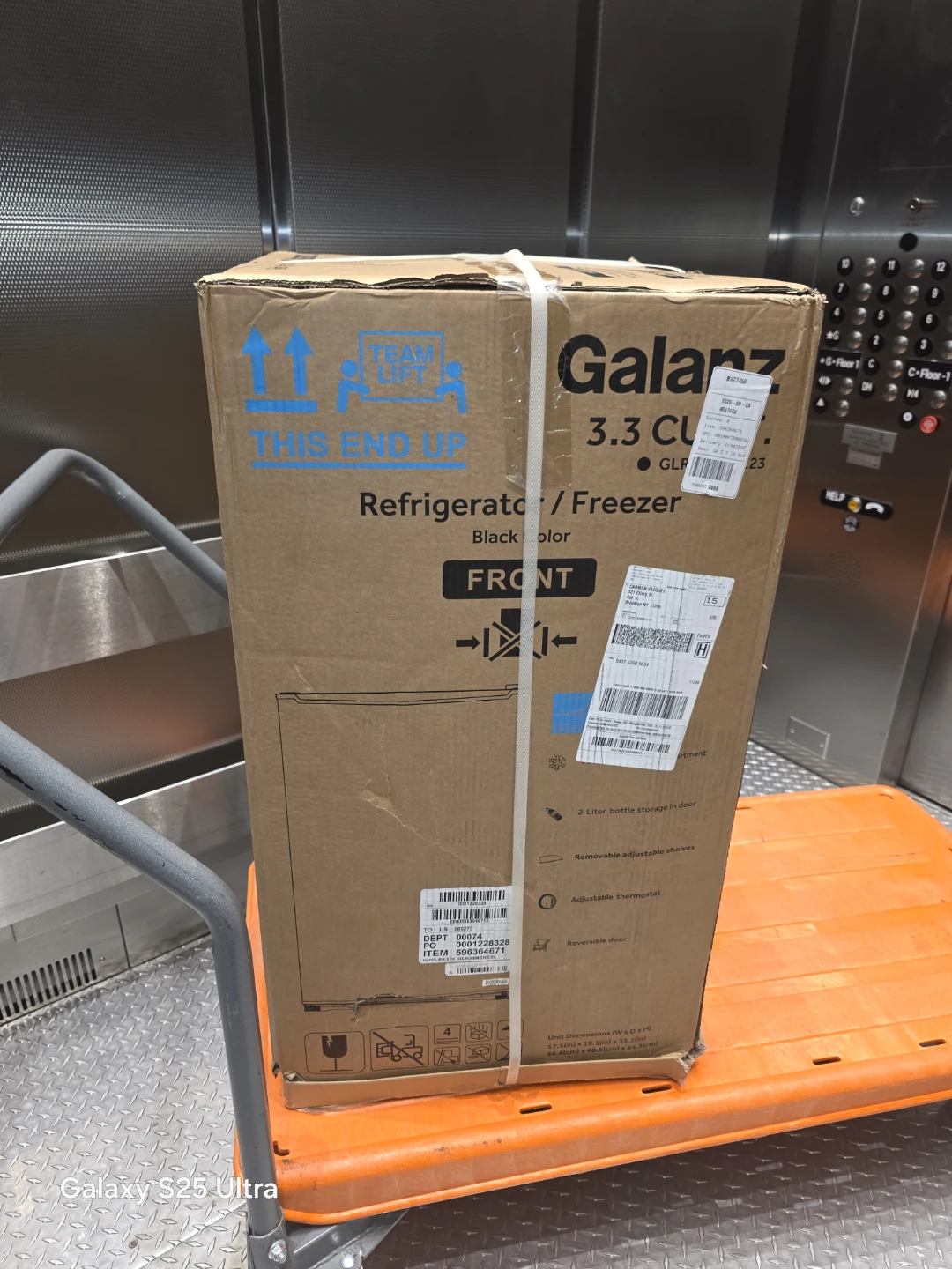 Brand new mini fridge still in box