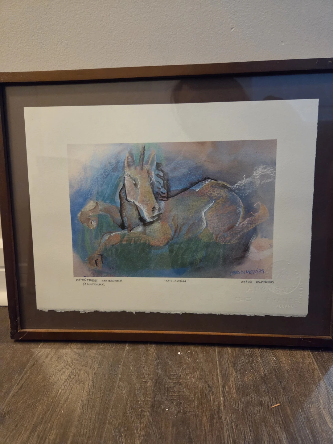 Chib Olmedo Unicorn Art Print