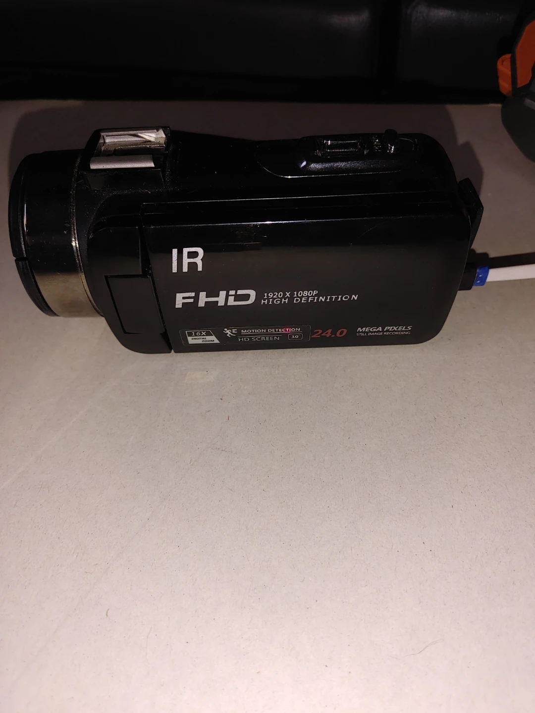 FHD 1080P Camcorder with External Microphone