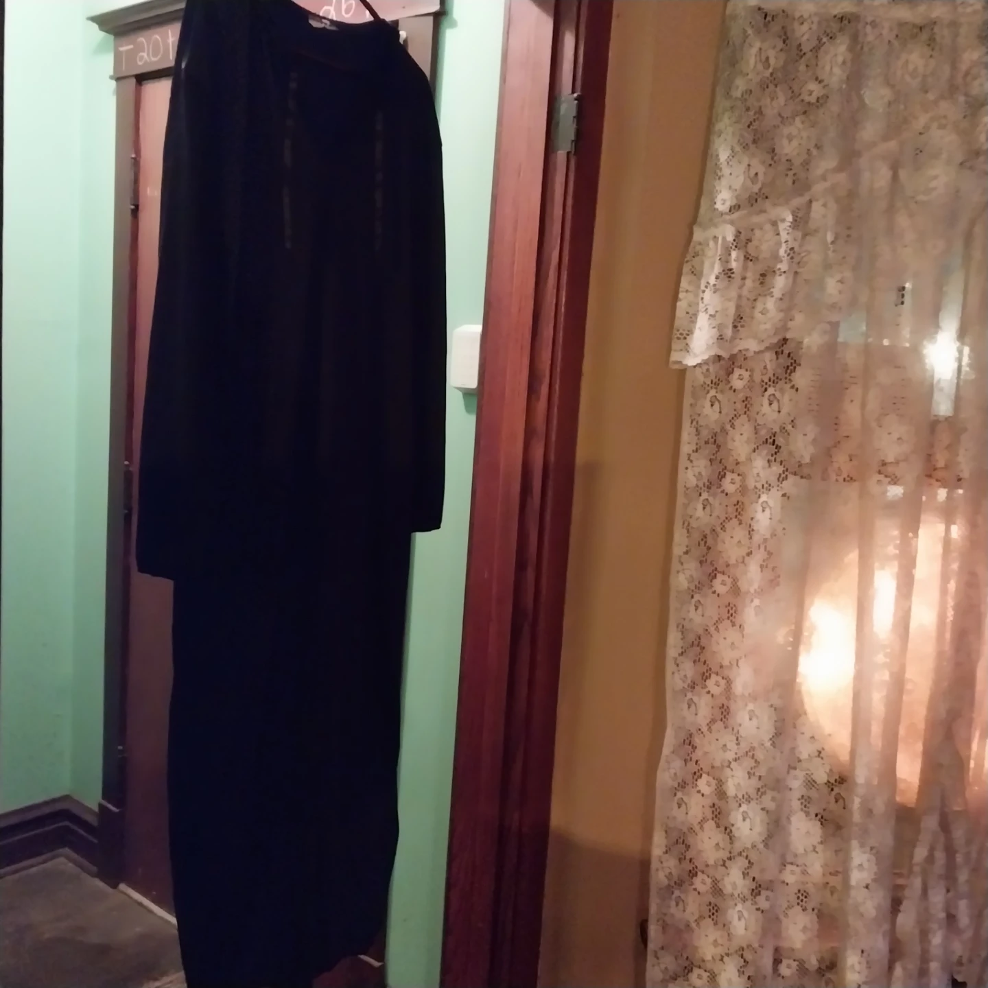 Halloween Black Hooded Long Sleeve Tunic