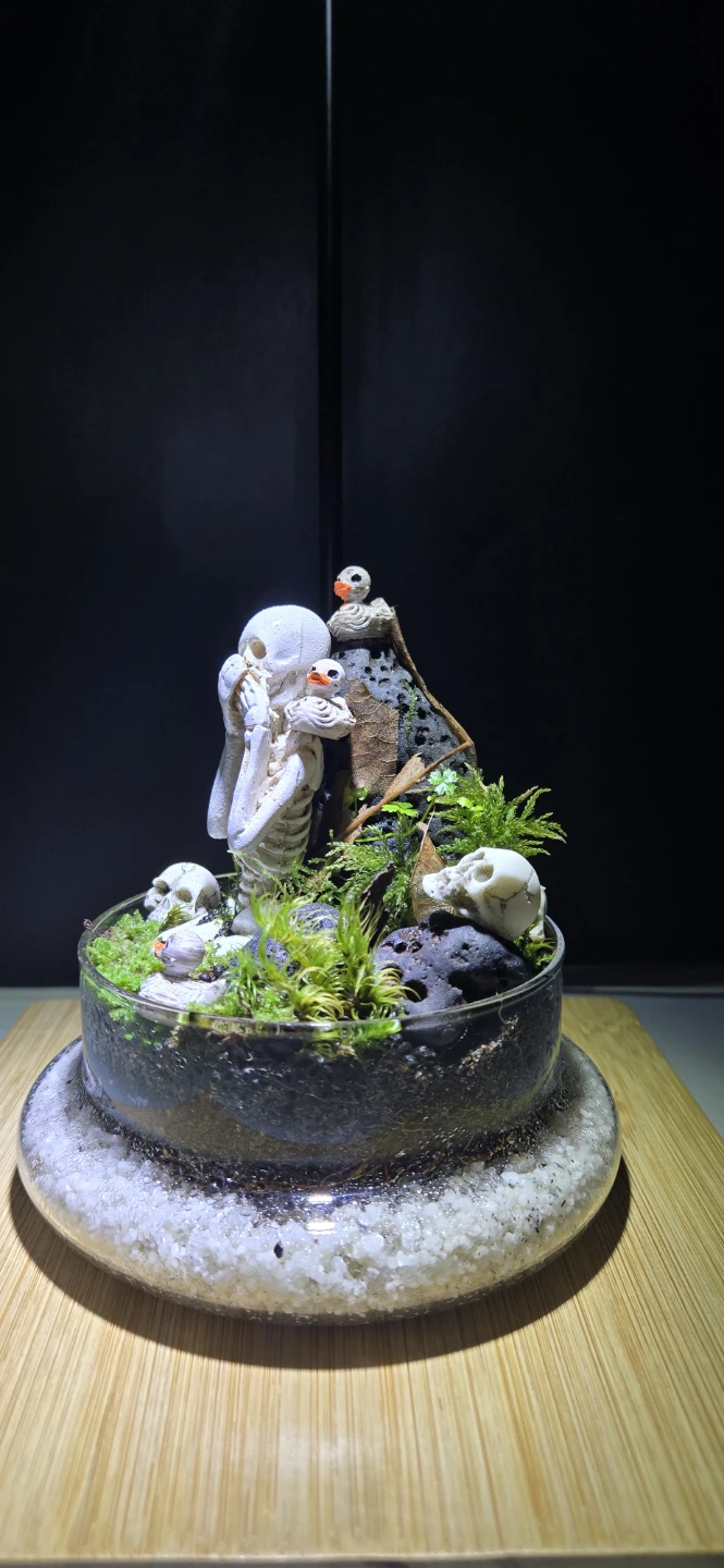 Skeleton terrarium decor - Halloween 🎃 gifts - photo 4