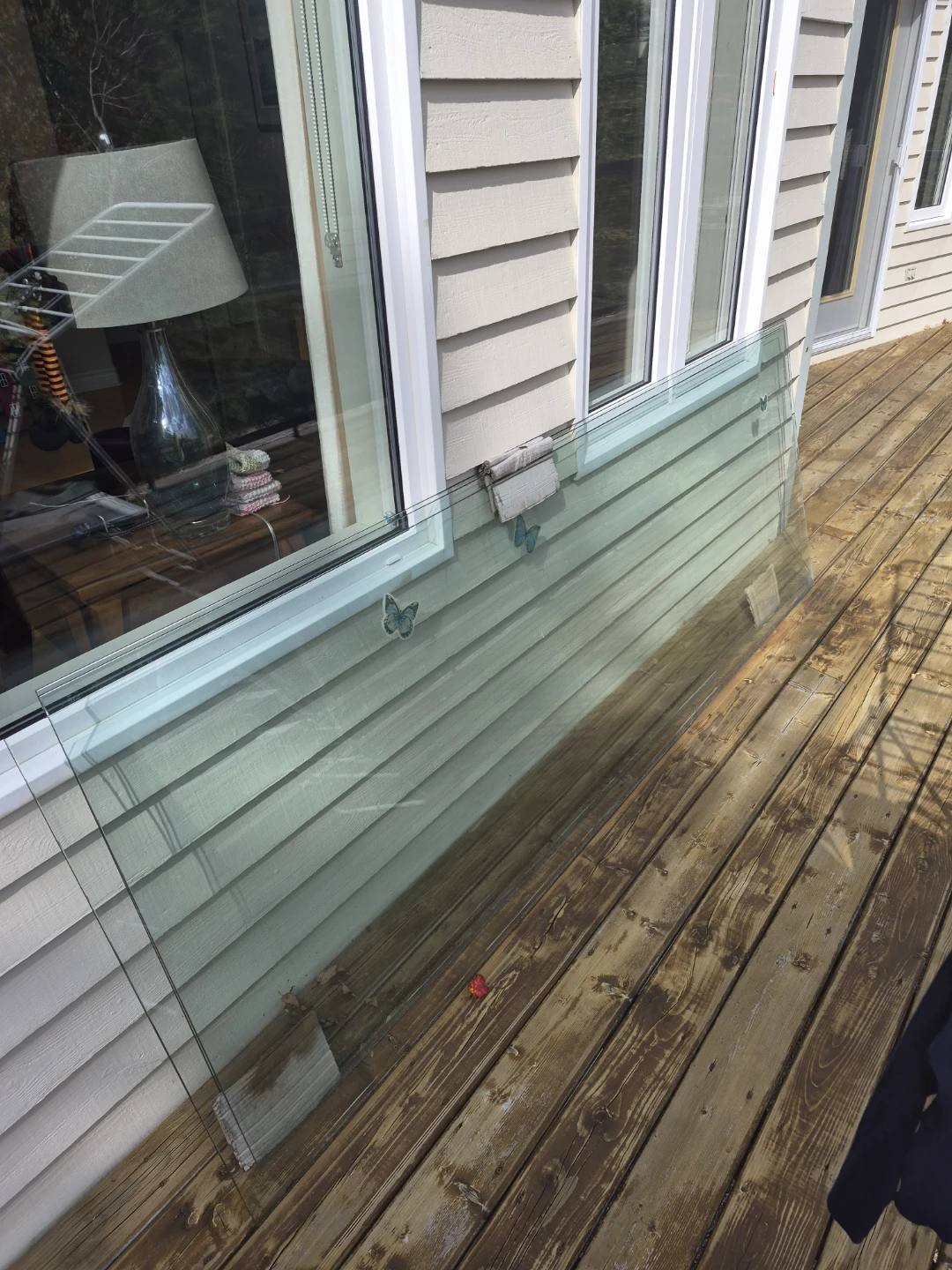 Tempered Glass For Deck etc.