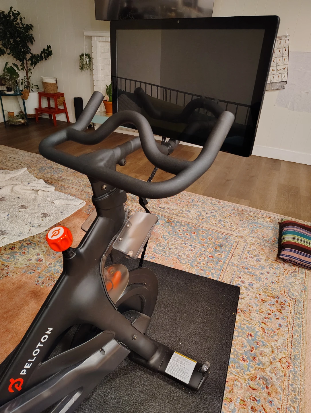 Peloton Exercise Bike with Cycling Shoes - photo 2