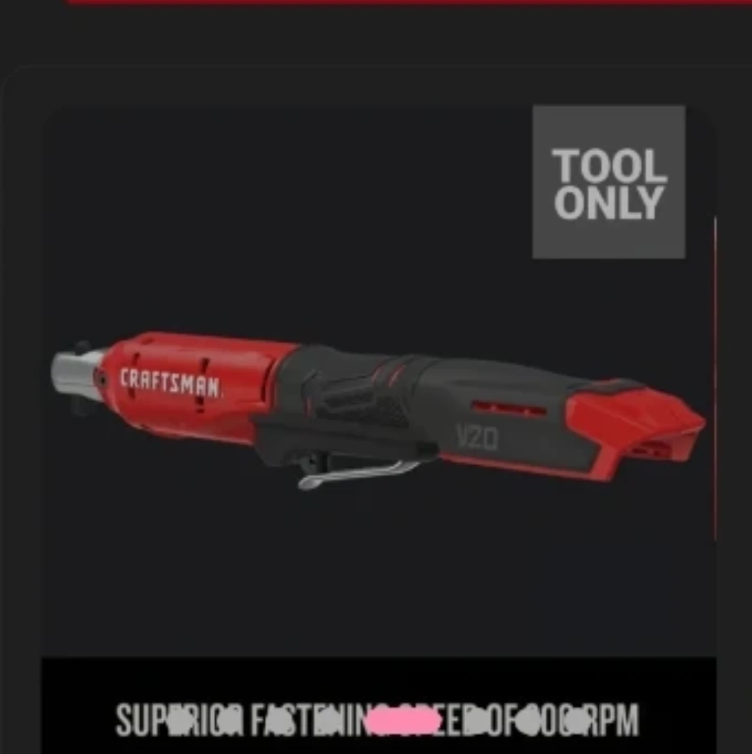 Craftsman V20 3/8 in. Cordless Ratchet - Tool Only - photo 5