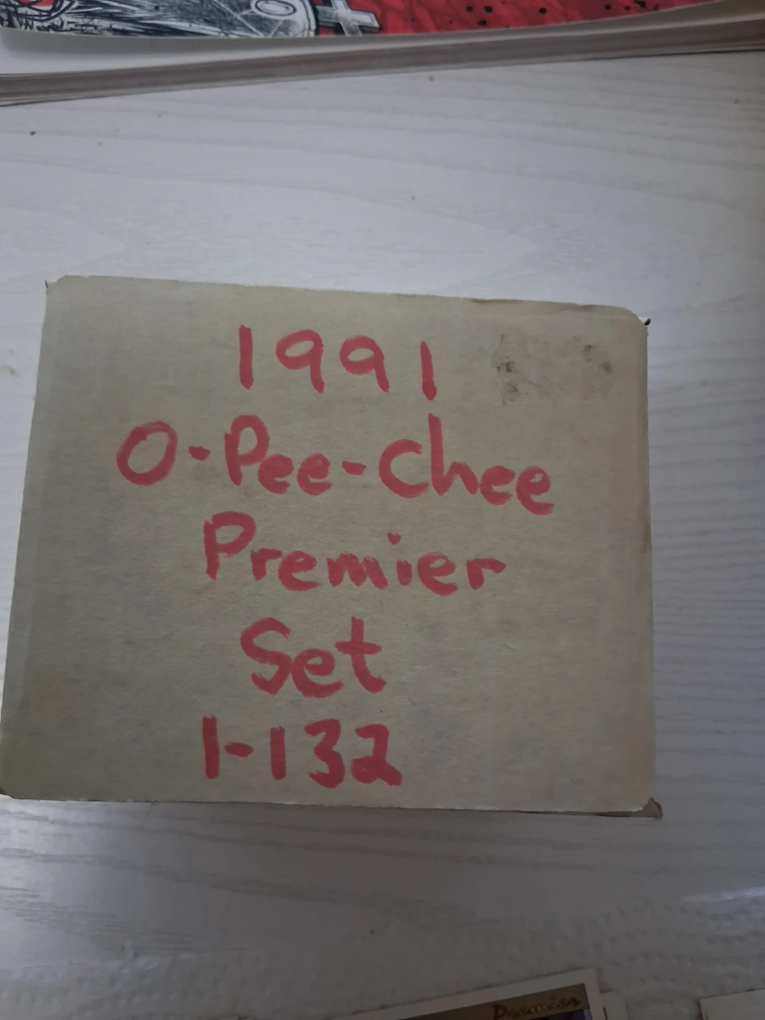 1991 O-Pee-Chee Premier Hockey Card Set 1-132