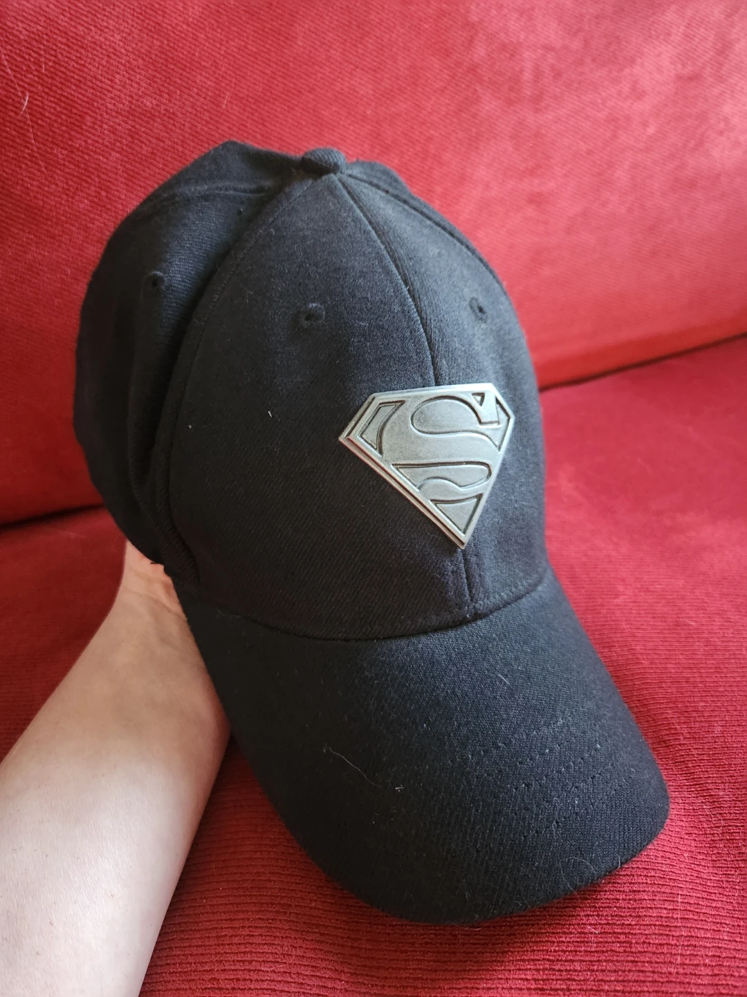 SUPERMAN BLACK CAP SIZE (S/M) - photo 4