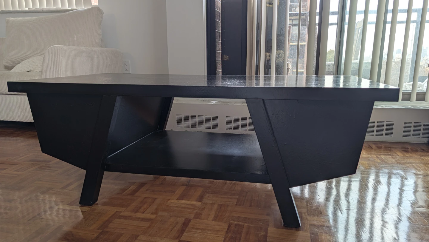 Black Wooden Coffee Table - photo 3