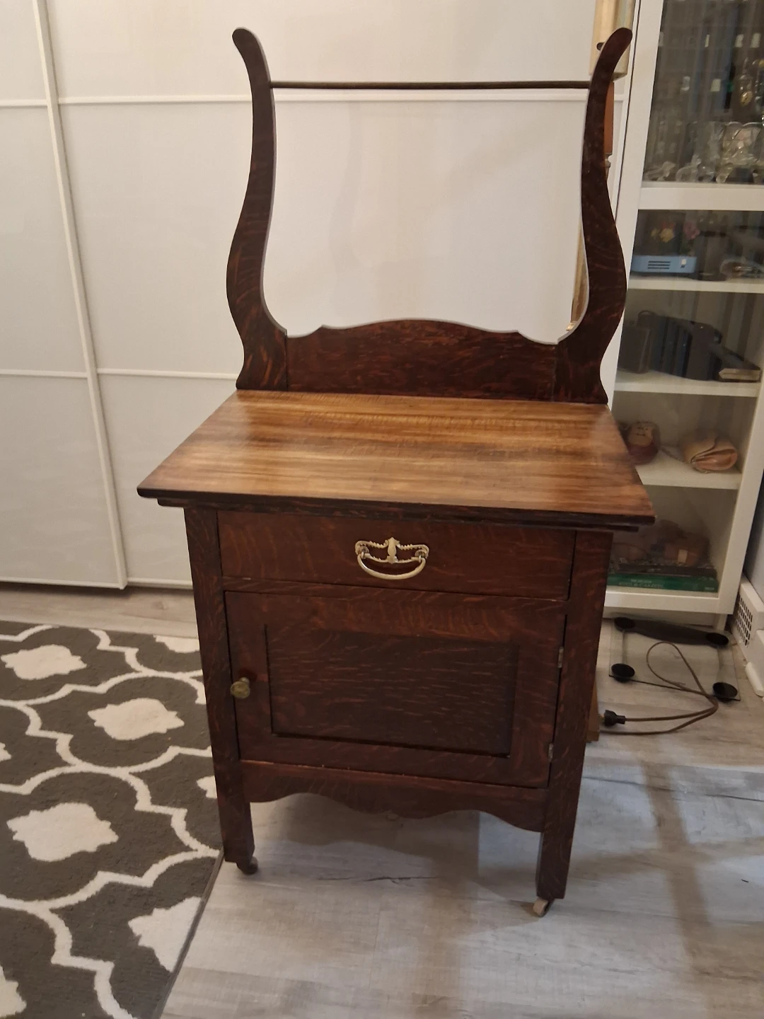 Antique Oak Washstand