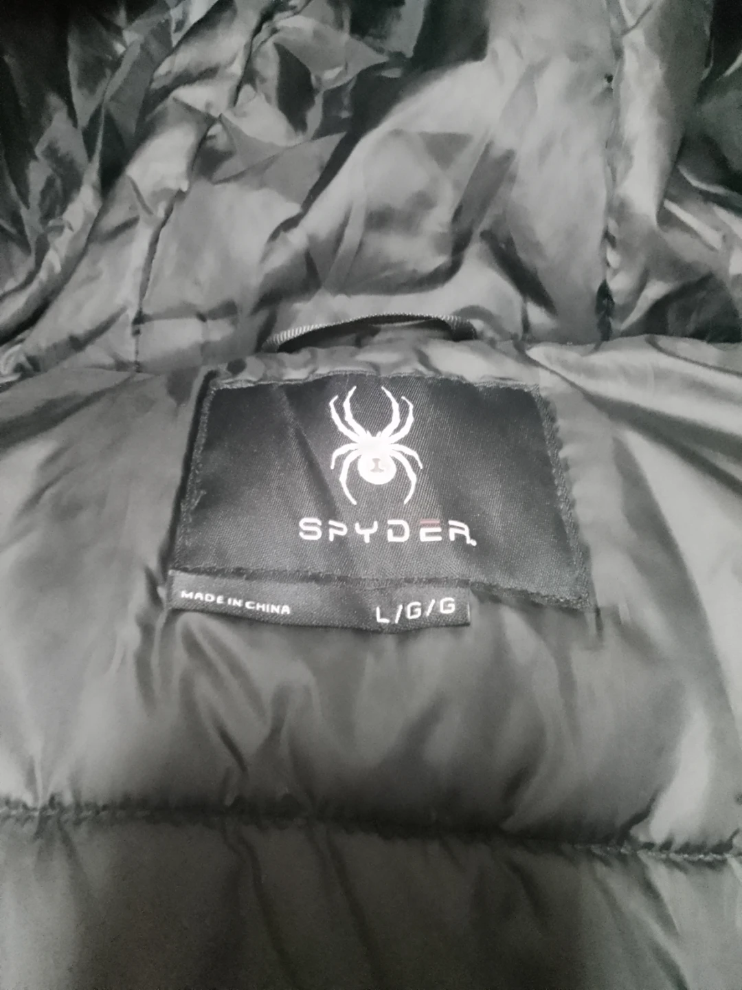 Spyder Hooded Jacket - Black and Grey - photo 2