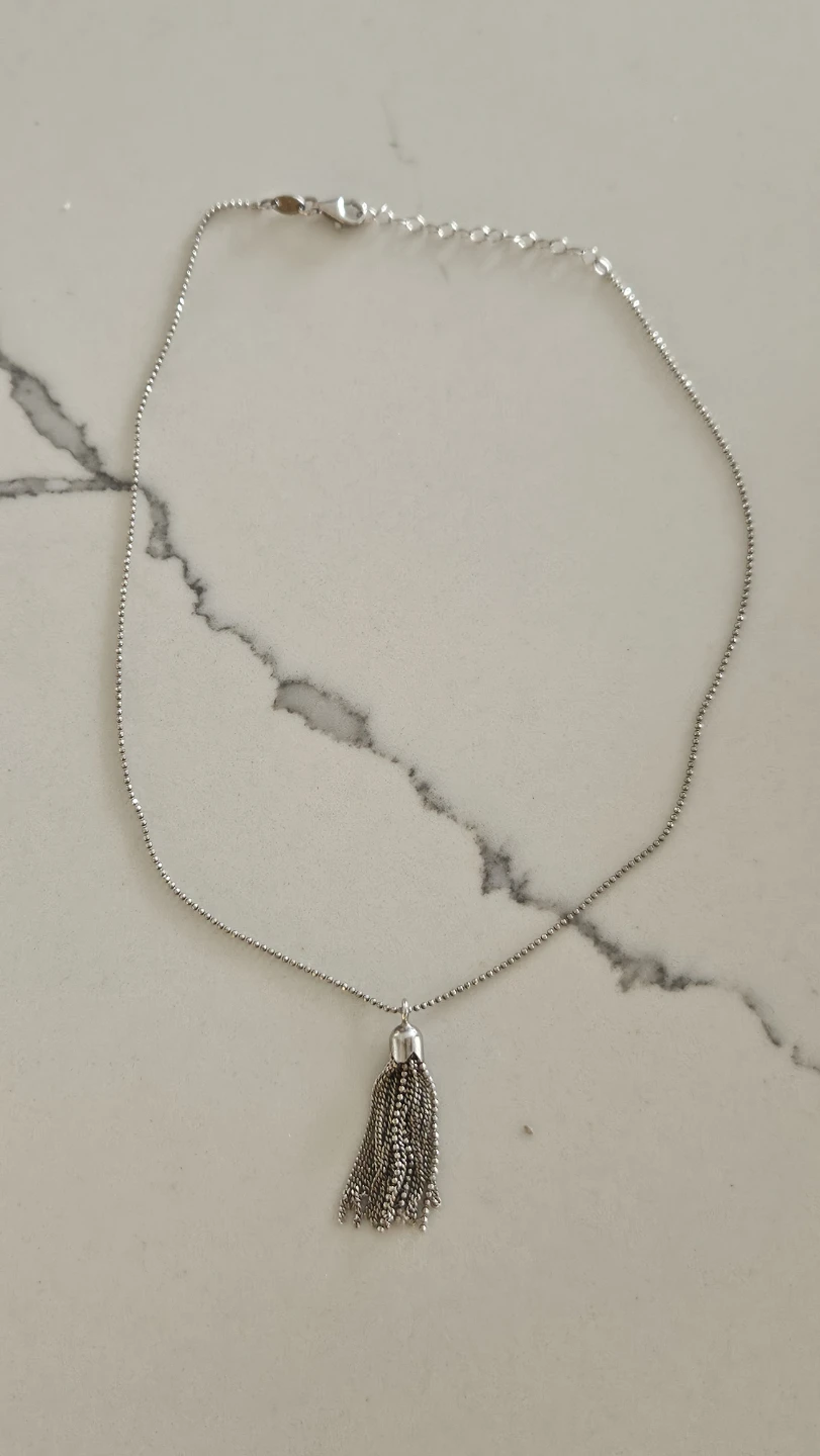 Quadema 925 Sterling Silver Tassel Necklace - photo 2
