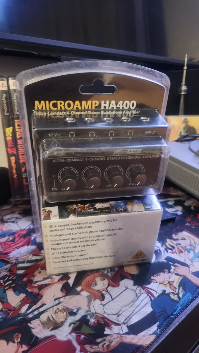 Behringer Microamp HA400 Stereo Headphone Amplifier