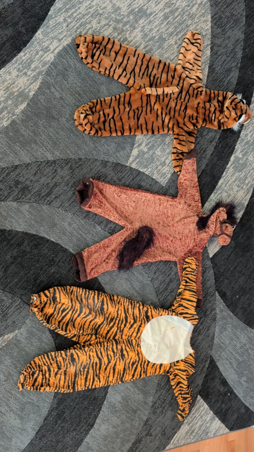 Set of 3 Children's Animal Costumes