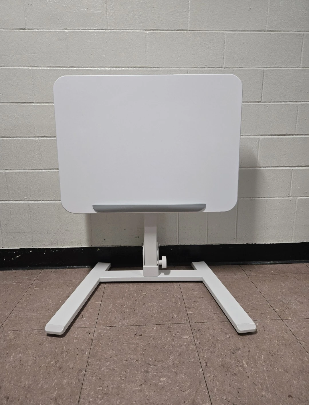 Adjustable White Standing Laptop Desk - photo 4