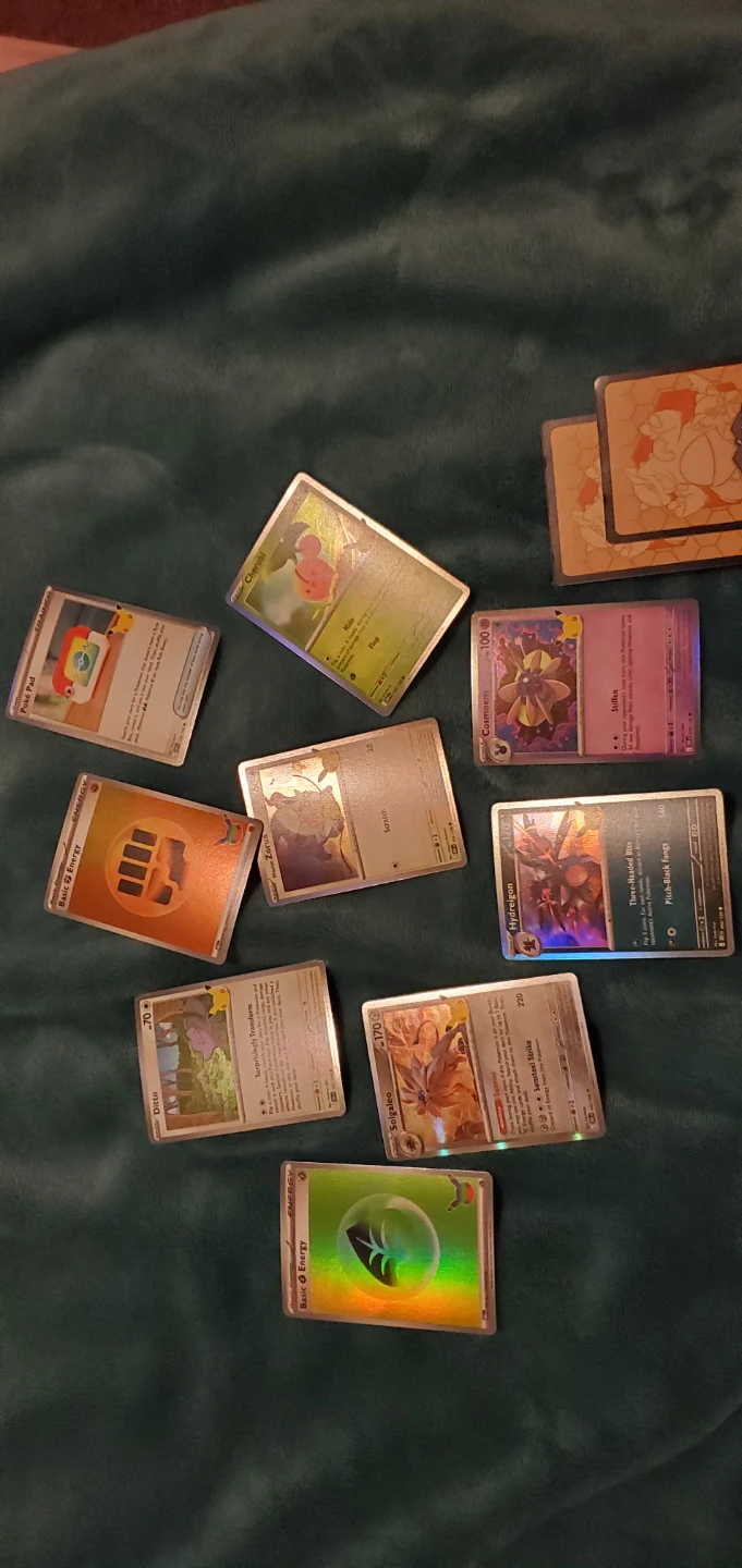 Assorted Pokemon 25th Anniversary Cards