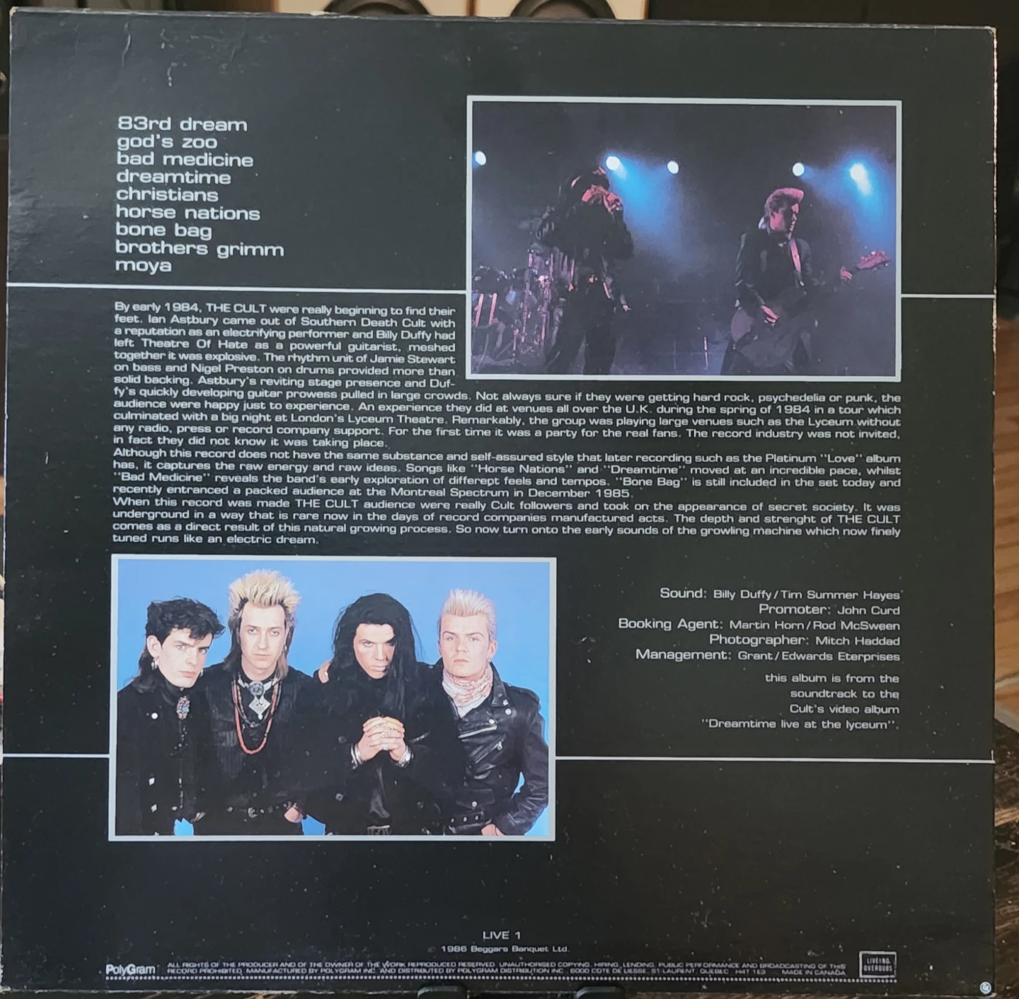 The Cult - Live at the Lyceum Vinyl Record - photo 2