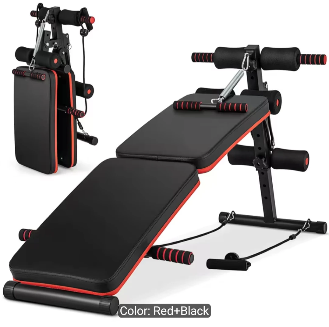 7 in 1 Folding Sit-up Bench with Resistance Bands - photo 3